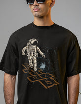 Space Walk Unisex Terry Oversized Tee